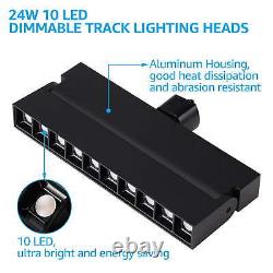 LEONLITE 24W Dimmable LED Track Lighting Heads 1300lm 120W Eqv. CRI90 3000K