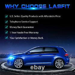 Lasfit 9005 9006 LED Headlight Bulb High Low Beam Combo Kit 6000K 12000LM Bright