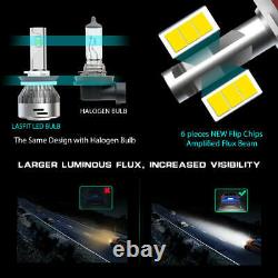 Lasfit Combo LED Headlight Bulbs H11 9005 Hi/Low Beam 6000K White Super Bright