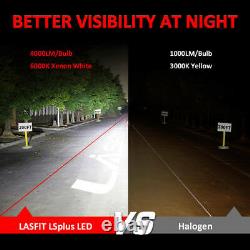 Lasfit LED Headlights H11 Low Beam Bulb 8000LM 6000K Super Bright LS Plus Series