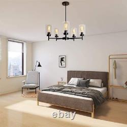 Living Room Chandelier Light Fixture Glass Shade Pendant Lamp Industrial Kitchen
