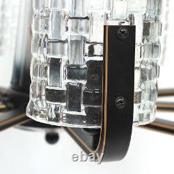 Luxury 10-Light Crystal Chandelier Living Room E12 Lighting LED Ceiling Lamp