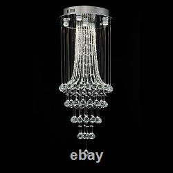 Luxury Crystal Chandelier LED Lamp Fixture Ceiling Pendant Lamp Lighting Modern