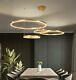 Luxury Italian Modern Led Ring Light Gold Brown Chandelier Pendant Lighting 2022