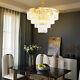 Luxury K9 Crystal Chandelier Flush Mount Led Light Ceiling Lamp Pendant Lighting