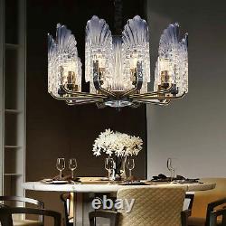 Modern 10 Light Crystal Glass Pendant Light Nordic Ceiling Lamp E12 Lighting New