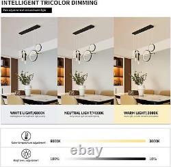 Modern Chandelier Light Modern LED Pendant Lighting Fixture Dimmable for Kitchen