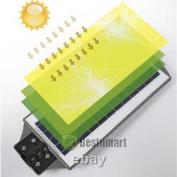 Outdoor Commercial 1000W LED Solar Street Light IP67 Dusk-to-Dawn Road Lamp+Pole