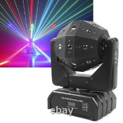 RGBW LED Laser Moving Head Stage Light New DMX DJ Disco Party Effect Lighting