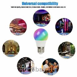 RGBW LED Light Bulb E26 E27 Color Changing Dimmable Lamp With Remote Control Lot