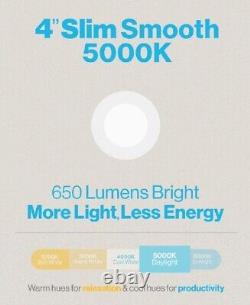 Sunco Lighting 24 Pack 4 Inch Ultra Thin LED Recessed Ceiling Lights Slim 5000K