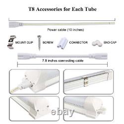 T8 4FT 8FT LED Tube Light Bulbs 4 Foot 8 Foot LED Shop Light Fixture 60W 120W