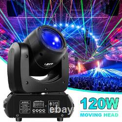 U`king 100W LED Moving Head Light RGBW 8Gobo Beam Spot Stage Lights DJ Disco DMX