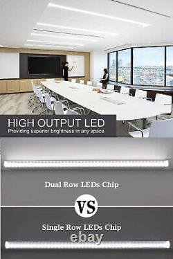 V-Shape 10-1000 PACK LED G13 4FT 4 Foot T8 Tube Light Bulbs 2-PINS 36W 6500K