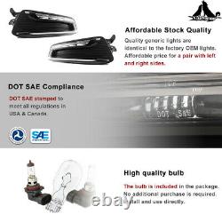 Waterproof LED Fog Lights For 2014-2020 Chevy Impala Wiring Switch Kit PAIR L+R