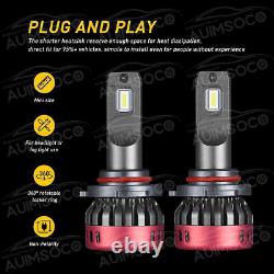White Combo Pack LED Headlight Fog Light Bulbs for Ram 1500 2500 3500 2011-2018
