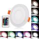 White Rgb Dual Color Led Light Ceiling Recessed Panel Downlight Spot Lamp