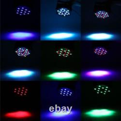 10PCS 36 LED Par Projecteur de Scène RGB DMX Faisceau Disco Éclairage Mural avec Télécommande