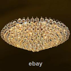 23,6 Lustre en Cristal de Luxe à LED Monté au Plafond Lampe d'Éclairage