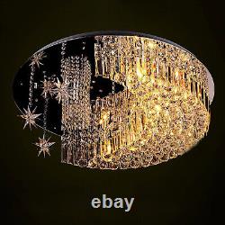 23.6 Moderne Cristal Led Lune Star Lampe De Plafond De Lumière Chandelier Éclairage E12