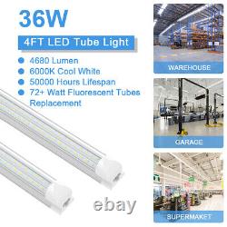 36w T8 4ft Led Shop Light Garage Ceiling Tube Eclairage Installation Led Tube Light Us