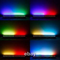 4PCS 144LED RGB 3IN1 Wall Wash Light Bar DMX Stage DJ Disco Party Beam Lighting translates to: 
4PCS 144LED RGB 3IN1 Barre de lumière murale Wash DMX Scène DJ Disco Fête Éclairage à faisceau