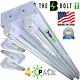 4 Pack Led Shop Light 5000k Daylight 4ft Utilitaire Plafond Usa Made Clear Led
