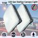 70w Gas Station Led Canopy Lights Installation Commercial Garage Parking Lot Éclairage