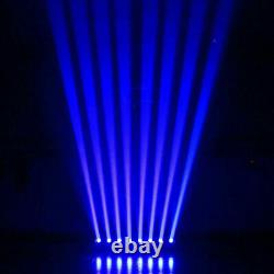 8 LED Barre de balayage de tête mobile à faisceau lumineux Éclairage de scène DMX512 Lumières RVB+W 4-en-1