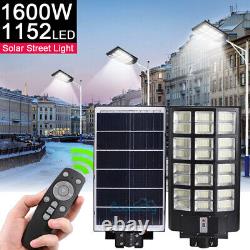 990000000000lm 1600w Watts Commercial Solar Street Lumière De Stationnement Lot Lampe De Route