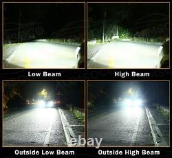 Auimsoco 9006 9005 Led High Low Beaam Headlight Ampoules Combo F6 6000k Cool White