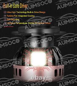 Auimsoco Pour Dodge Ram 1500 2500 3500 4500 2009-2018 Ampoule De Lampe De Phare De Phare De Led