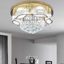 Crystal K9 Chandelier Plafond Lumière Flush Mount Luxury Pendentif Éclairage 60cm