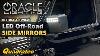 Éclairage Oracle Conduit Hors Route Miroirs Latéraux Lumières Pour Jeep Wrangler Jl U0026 Gladiator Jt