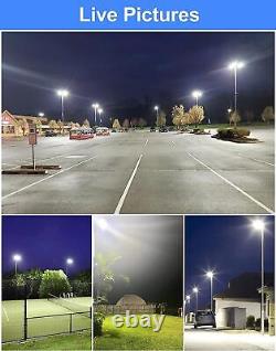 Éclairage de poteau de parking LED de 400W Shoebox extérieur pour l'éclairage commercial des zones de rue.