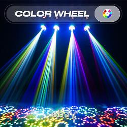 Éclairage de scène à tête mobile 18Prism 150W LED Beam RGBW Gobo DMX DJ Disco Light
