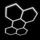Hexagon Led Honeycomb Lumière Grand Pour Workstation Voiture Détail Showroom Personnalisé