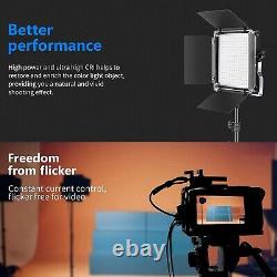 Kit d'éclairage vidéo Neewer Dimmable 660 LED avec contrôle d'application - Lot de 2