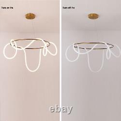 Lampe de Plafond LED Ligne Suspendue Lumière Pendentif Lustre Moderne Éclairage Fixe