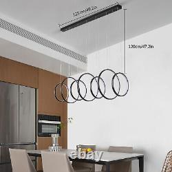 Lampe suspendue à LED pour îlot de cuisine, lustre géométrique, éclairage de plafond, États-Unis