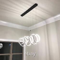 Lampe suspendue à LED pour îlot de cuisine, lustre géométrique, éclairage de plafond, États-Unis
