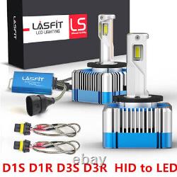 Lasfit Ampoules Led Kit De Conversion D1s D1r D3s D3r Super Bright White 2x