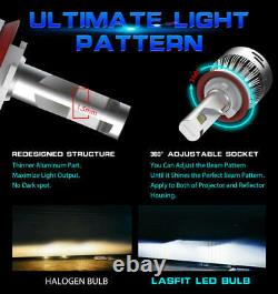 Lasfit H11 9005 Led Combo Kit Phares High Low Beam Ampoules 6000k Super Bright