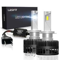 Lasfit H7 Low Beam Kit De Conversion Led Ampoule De Phare 6000k 8000lm Extreme Bright
