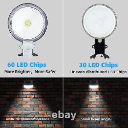 Lumière de grange à LED avec cellule photoélectrique, luminaires d'éclairage extérieur à faisceau large, 75W, 8400 lumens.