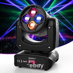Lumière de scène à tête mobile Bee Eye RGBW 4 LED 160W faisceau DMX Disco DJ Party