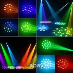Lumière de tête mobile LED 200W RGBW DMX Gobo Beam pour éclairage de scène de spectacle DJ Disco