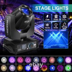 Lumière de tête mobile LED de 230W RGBW Gobo Beam pour éclairage de scène, spectacle DJ Disco avec DMX