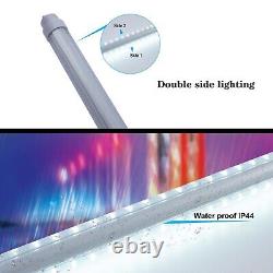 Lumière de tube à LED double face rotative T10 5FT avec base R17D pour enseigne publicitaire