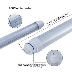 Lumière de tube à LED double face rotative T10 5FT avec base R17D pour enseigne publicitaire
